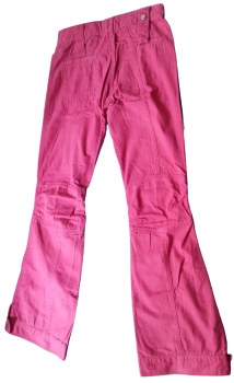 Kinder Cargohose Jeans für Mädchen Pink Größe 158 von Lamici
