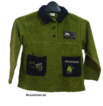 Kinder Langarmshirt Olivgrün ☼ Longsleeve ☼ Mix it up ☼ gr.116