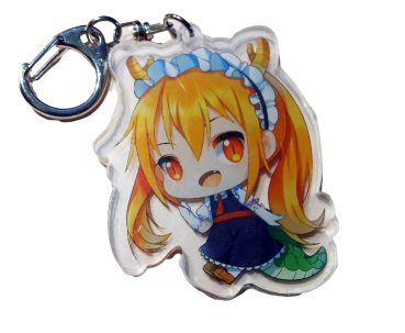 Kobayashi-san Chi no Maid Dragon | Kanna Kamui Motiv | Anhänger | Orange