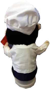 Handspielpuppe Koch Handpuppe mit Klappmaul 30cm