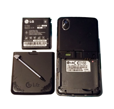 LG KP500 Smartphone | 3.0 Zoll | 3.0 MP | schwarz | Full-Touchscreen Handy | Simlock Frei