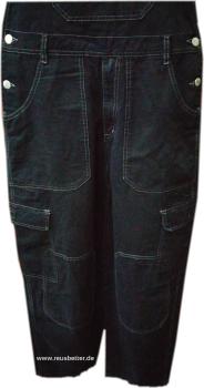 Kinderjeans Latzhose für Jungs von VEYs 777  Schwarz
