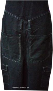 Kinderjeans Latzhose für Jungs von VEYs 777  Schwarz
