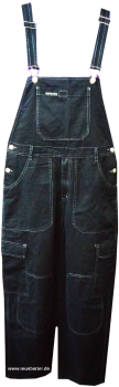 Kinderjeans Latzhose für Jungs von VEYs 777  Schwarz