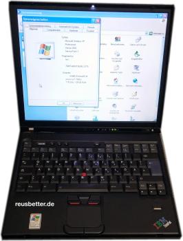 IBM ThinkPad T42 -2347 14" Zoll XGA Notebook | Intel 1.7GHz, 512MB RAM, 40GB HDD