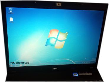 MSI Megabook EX610 - MS163D Bildschirm
