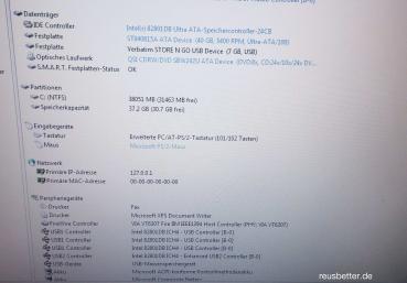 Maxdata Vision 4200X Laptop | Mod 755114 Intel P 1600 MHz 15 Zoll DVD