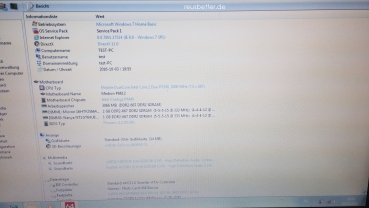 Medion Akoya P6612 gebrauchtes 16" Notebook Intel Core 2 Duo 320GB