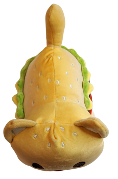 Preview: Meemeow Aphmau Plüsch Hamburger Katzen Kissen - 29cm