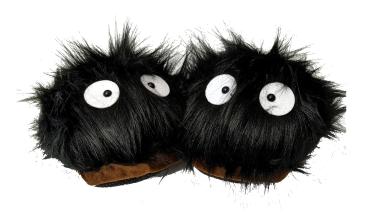 Mein Nachbar Totoro Süße  Rußmännchen Hausschuhe Studio Ghibli Haussschuhe Kawaii