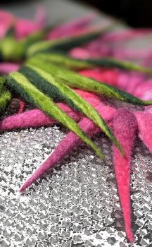 Filz Haargummis | Elfen-Mittelalter Haar Accessoires | Handgefertigt verschiedene Farben