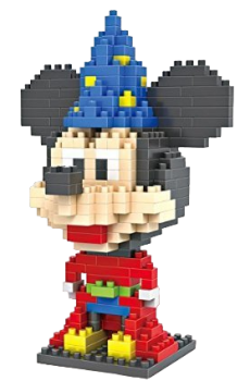 Mickey Maus Zauberer シ iBlock Fun Micro Block Set mit Box シ 300 Steine