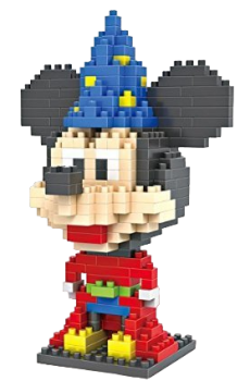 Mickey Maus Zauberer iBlock Fun Micro Block Set mit Box 300 Steine