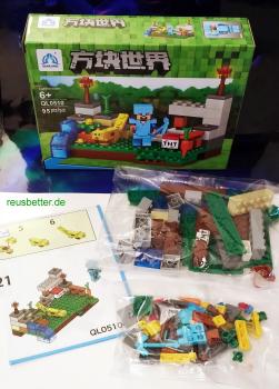 Minecraft Motiv Steve Bausteine Serie | kombinierbar