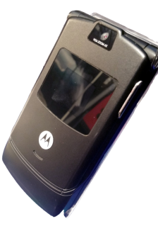 Motorola RAZR V3 Net - Klapphandy | 2,2 Zoll LCD | Android Icons | Schwarz | Simlock Frei