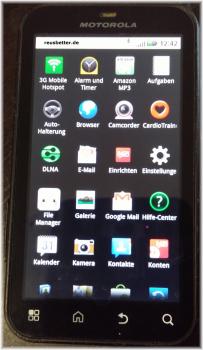 Motorola Defy MB525 Smartphone | 3,7 Zoll | 5.0 MP | Android | Simlock Frei