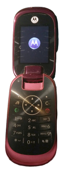 MOTOROLA MOTO U9 Flip Handy |  2 MP | OLED-Display | Rose - Pink | Simlock Frei