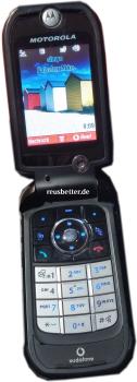 Motorola V1050 Klapphandy - Schwarz| 1.3 MP | 2,2 Zoll | UMTS | Simlock Frei