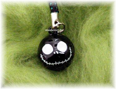 Nightmare Before Christmas Jack Skellington Glöckchen Schelle Schwarz