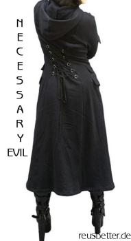 Damen Kapuzenmantel von Necessary Evil - Alcis - Korsett Mantel - XL