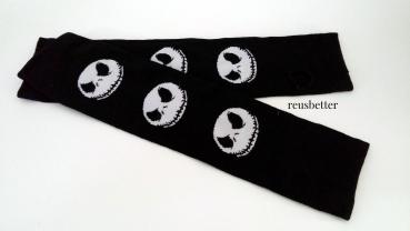 NIGHTMARE BEFOR CHRISTMAS  NBC Jack Skellington Handschuhe Stulpen