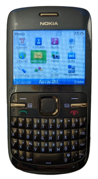NOKIA C3-00 Bar Handy schiefergrau ❖ QWERTY ❖ 2.0 MP 2.4 Zoll ❖ Mobiltelefon
