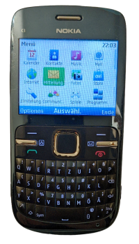 NOKIA C3-00 Bar Handy schiefergrau ❖ QWERTY ❖ 2.0 MP 2.4 Zoll ❖ Mobiltelefon
