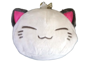 Nemuneko Kawaii  Maneki Neko Kissen Prinzessin Süße Plüsch Schlafende Katze Furyu 28cm