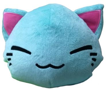 Nemuneko Kawaii シ Süße Plüsch Schlafende Katze Blau シ Furyu 28cm