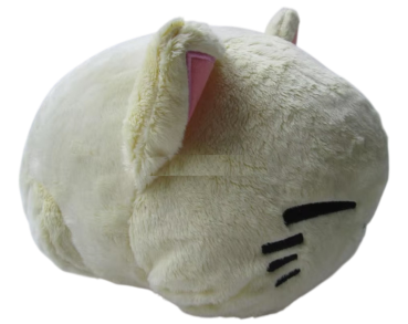 Preview: Nemuneko Kawaii Plüsch Schlafende Katze 28cm Gelb Rosa - Furyu