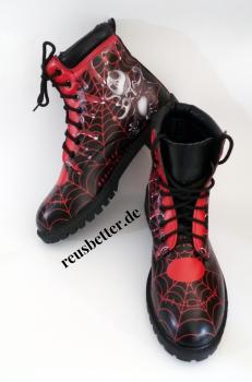 Damen Boots Nightmare Before Christmas Jack Skellington und Zero