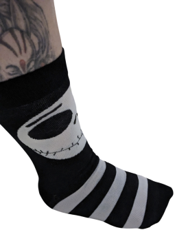 Jack Skellington Ringel Socken Größe 36-45 Tim Burton