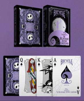 Bicycle Spielkarten Nightmare Before Christmas - Tim Burton Skat | Poker Karten