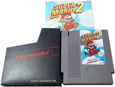 Nintendo NES Spiel Super Mario Bros. 2 Nintendo Entertainment System mit Verpackung