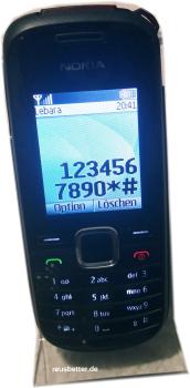 Nokia 1661-2 Handy | 1.8 Zoll | Schwarz | Simlock Frei | Candy-Bar Handy