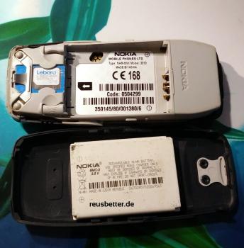 Nokia 3310 Retro Handy | Dunkelblau | Klassisch/Candy-Bar | DualBand | Simlock Frei