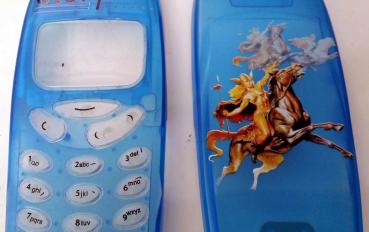 Nokia 3310 Handy Cover Amazone blau transparent