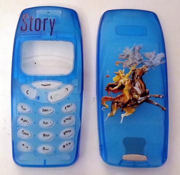 Nokia 3310 Handy Cover Amazone blau transparent