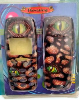 Nokia 3310 Ersatz Handy Cover ☛ Reptil Muster Auge