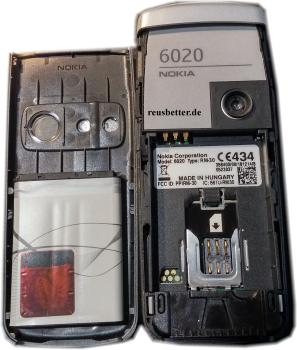 NOKIA 6020 Handy | 1.5 Zoll | GRAU | KAMERA | MP3 | Simlock Frei