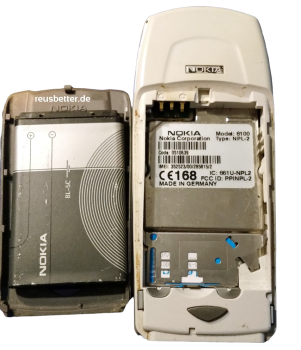 NOKIA 6100 HANDY | 1.5 Zoll | Tri-Band | Business Handy Silber | Infrarot IrDA Wap MMS GPRS