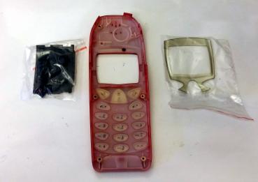 Nokia 6210 Handy Hülle Titanrot Silber Nokia Zubehör