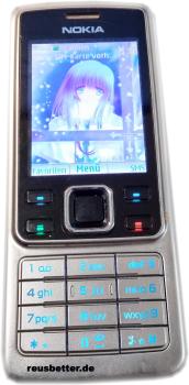 Nokia 6300 Silber ❖ Candy-Bar ❖ Silber ❖ Kamera ❖ Bluetooth ❖ MP3