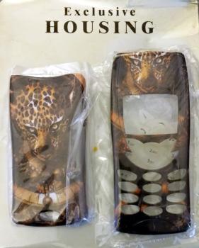 Nokia 8210 Handy Cover Leopart Tastatur Gehäuse Schale Handyschale Housing