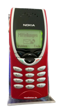 Nokia 8210 Handy | Klassisch/Candy-Bar | Sammler Retro |  Rot | Simlock Frei