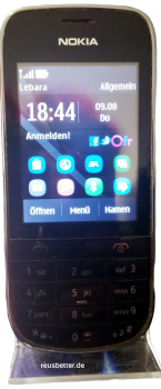 Nokia Asha 203 Smartphone  | 2.4 Zoll | 2.0 MP | 8 GB SD | Ohne Simlock | Klassisch/Candy-Bar