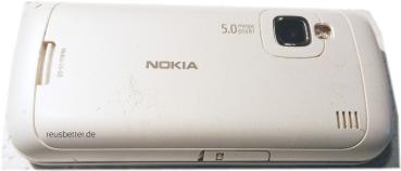 Nokia C6-00 Weiß | Simlock Frei | Smartphone Slider | Qwertz Tastatur | 5MP | 3.2 Zoll
