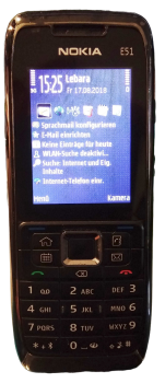 Nokia E51 Smartphone | Black Steel | 2 MP | 2 Zoll | Ohne Simlock