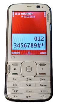 Nokia N79 - 1 Smartphone ❖ Symbian, HSDPA ❖  5 MP Carl Zeiss ❖ ohne Simlock ❖ Seal Gray-Red