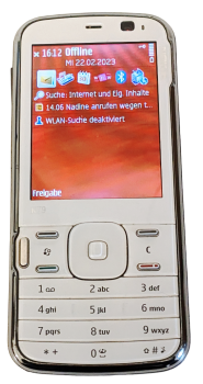 Nokia N79 - 1 Smartphone ❖ Symbian, HSDPA ❖  5 MP Carl Zeiss ❖ ohne Simlock ❖ Seal Gray-Red